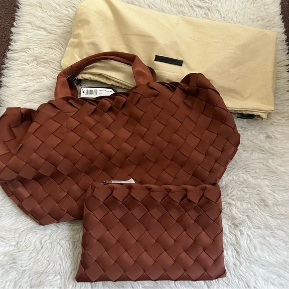 Naghedi Tangier Medium Tote - Adobe